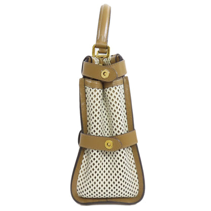 Fendi Peekaboo Punching Handbag Calf Leather
