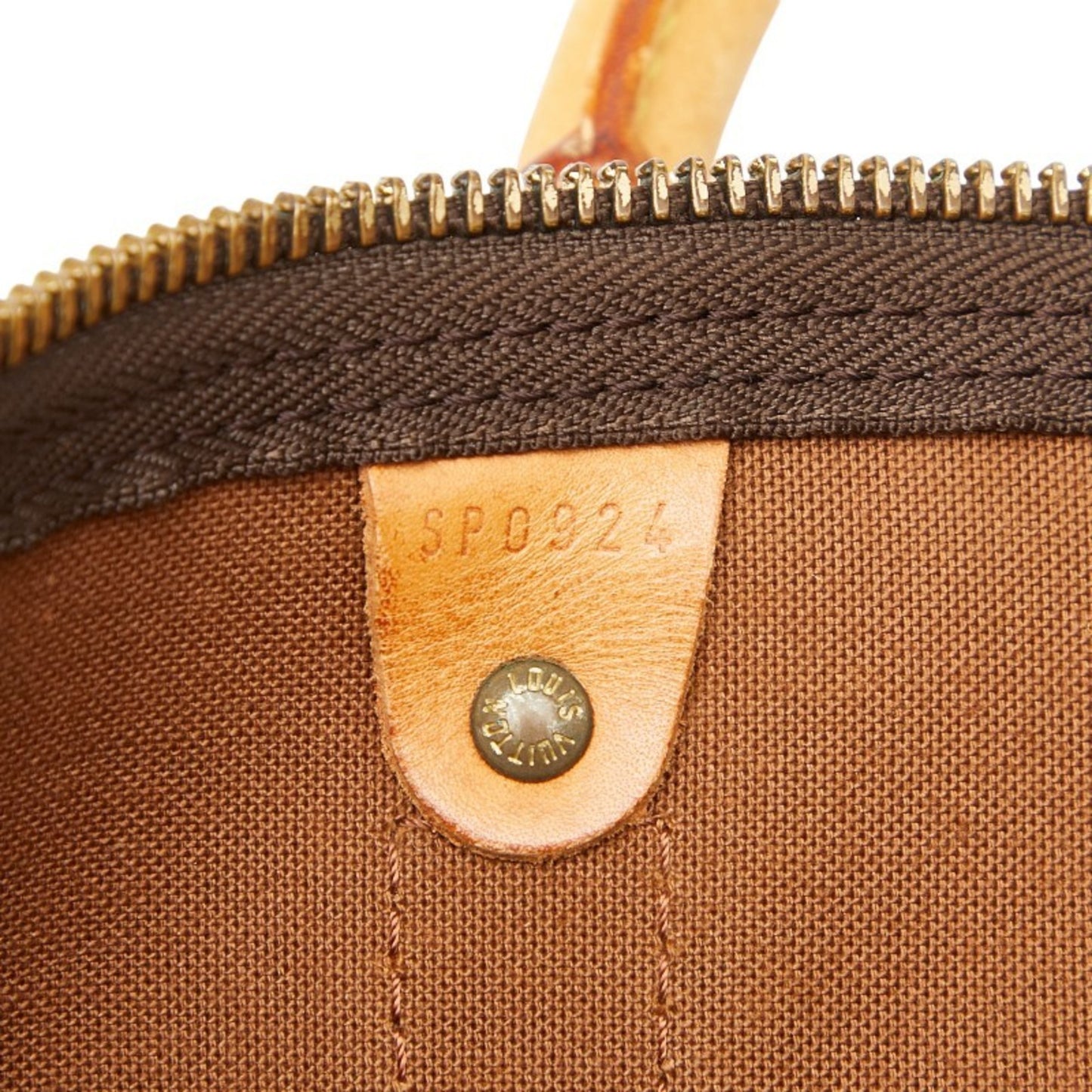 Louis Vuitton Monogram Keepall Bandouliere 45 Boston Bag/Travel Bag M41428 Brown Leather