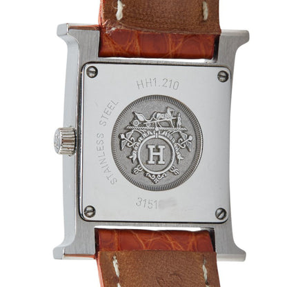Hermes H Watch 11P Diamond Wristwatch Hh1.210