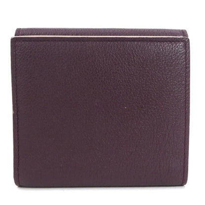 Louis Vuitton Bifold Wallet Portefeuille Lock Me 2 Compact/Taurillon Prune