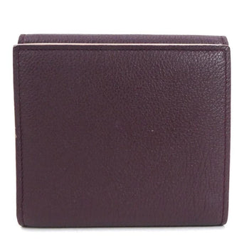 Louis Vuitton Bifold Wallet Portefeuille Lock Me 2 Compact/Taurillon Prune