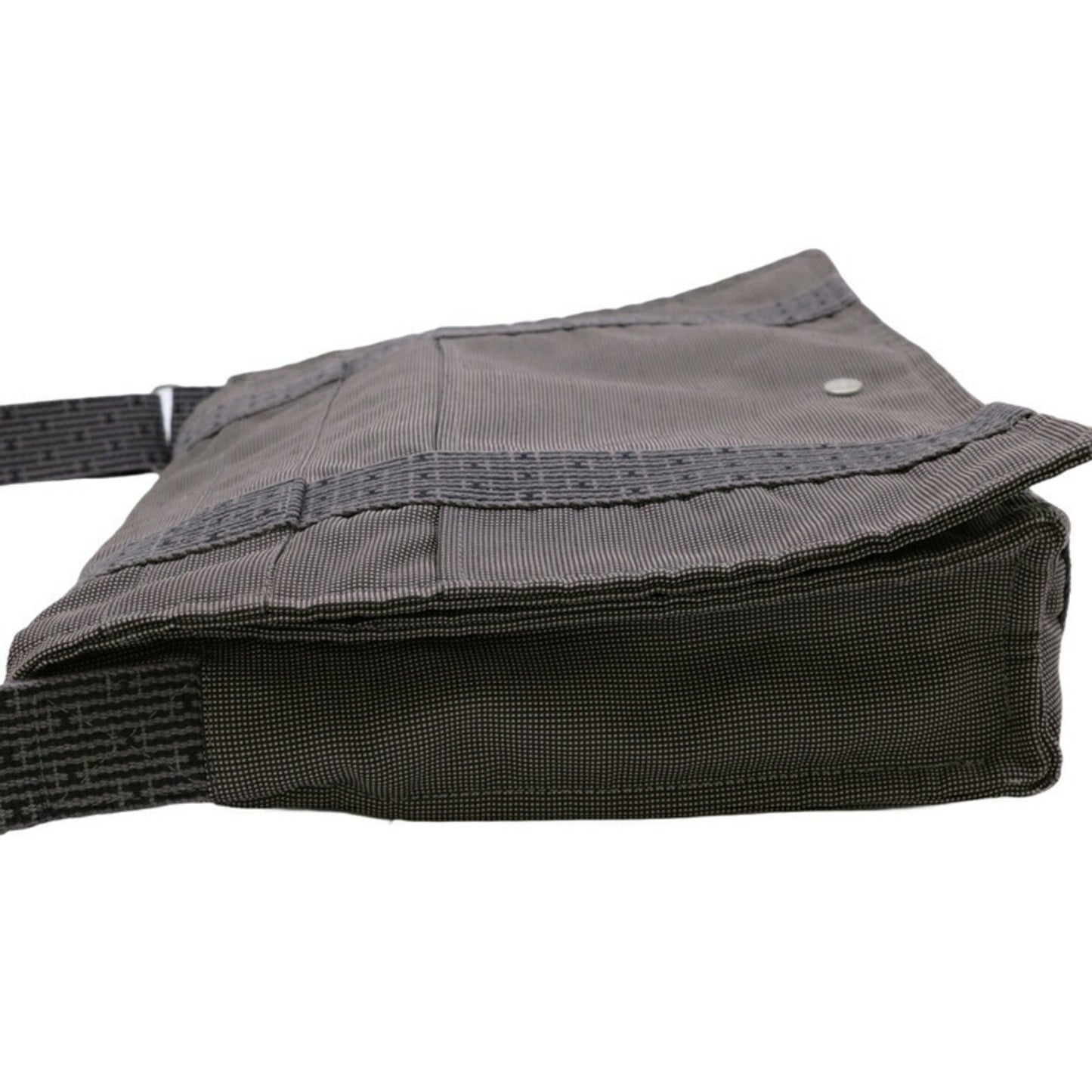 Hermes Hermes Air Line Bassus Mm Shoulder Bag Nylon Canvas Grey