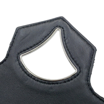 Bvlgari Chain Shoulder Bag Diva Dream Leather Black