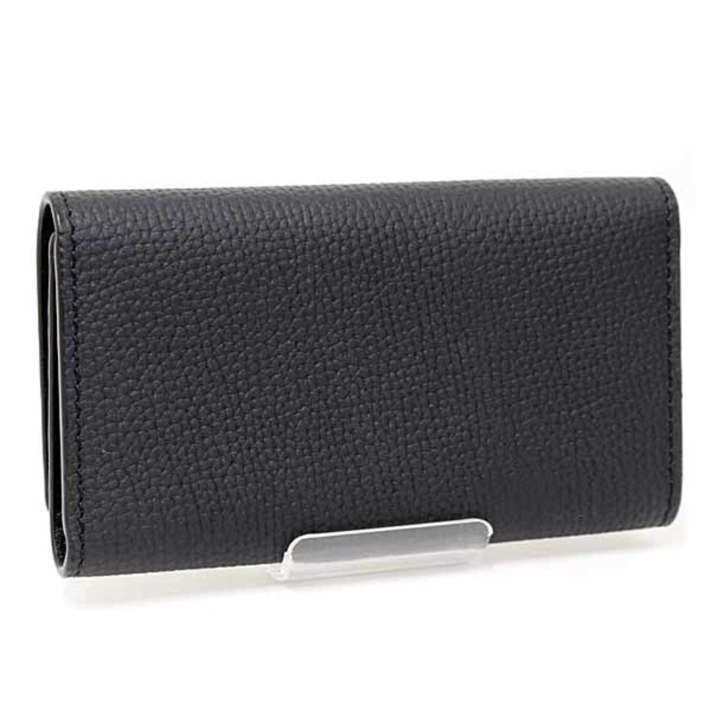 Loewe Anagram Key Case In Pebble Grain Calfskin