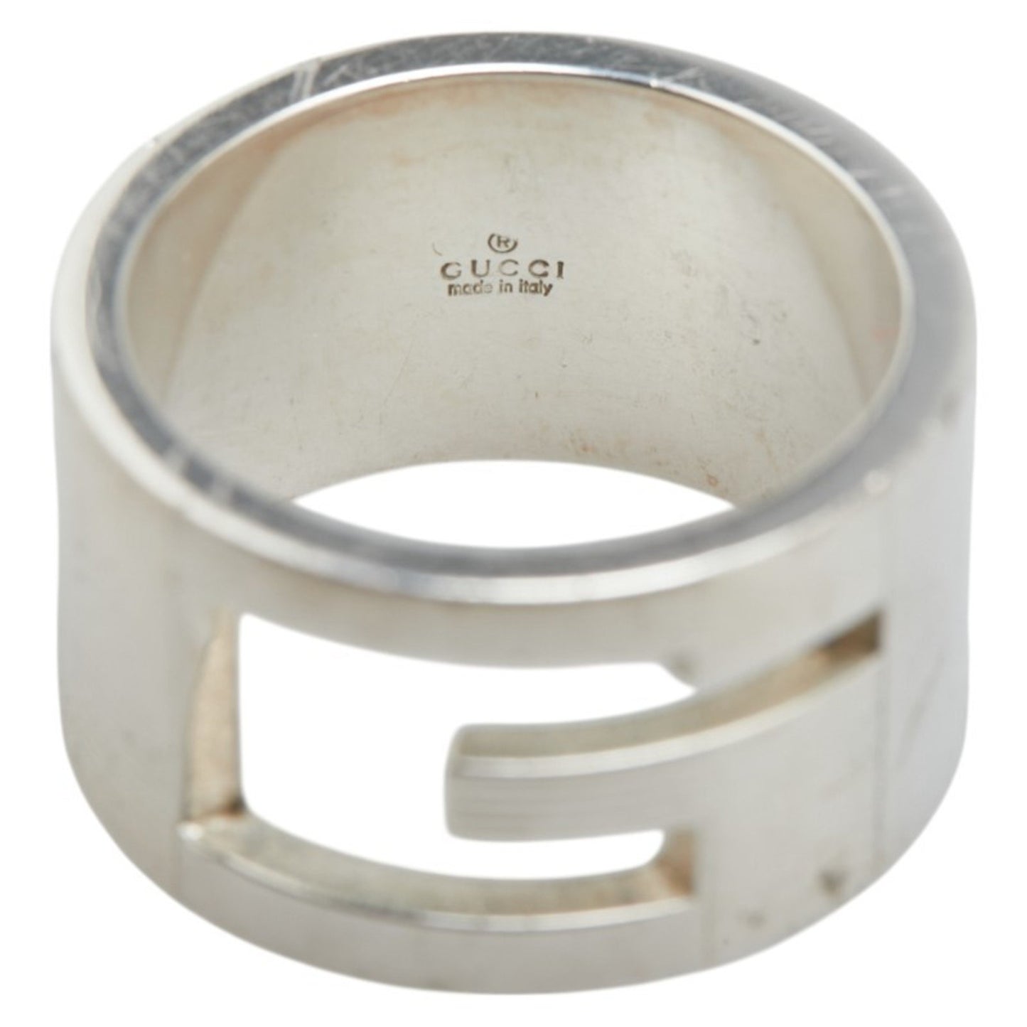 Gucci Branded G Ring #15 Sv925 Silver