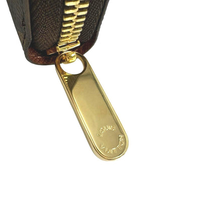 Louis Vuitton Louis Vuitton Long Wallet Round Zipper Monogram Zippy Canvas M42616 Brown
