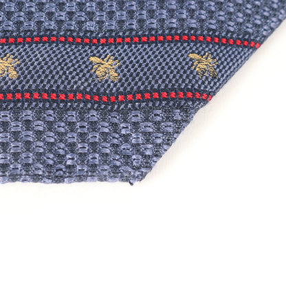 Gucci Bee Web Stripe Silk Tie