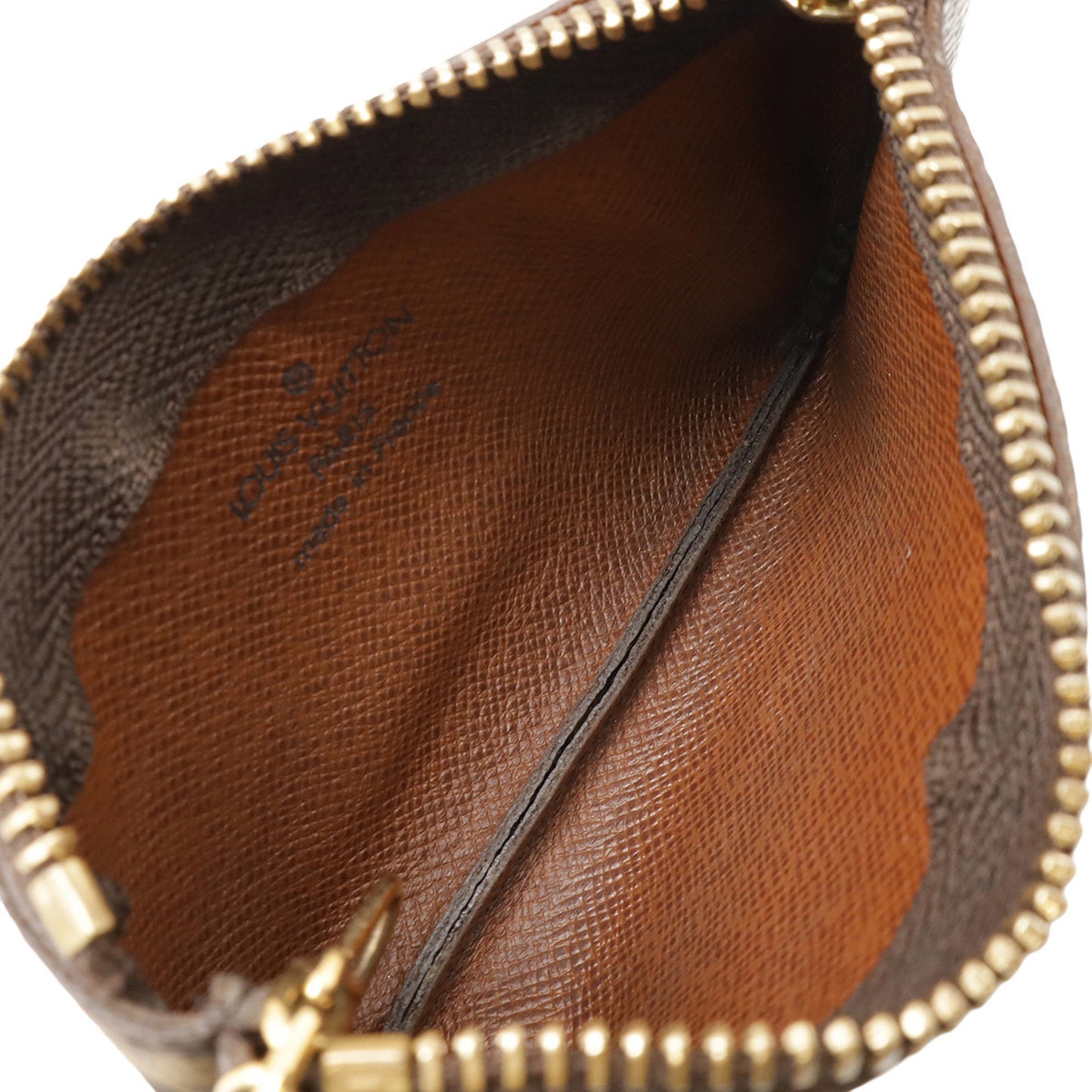 Louis Vuitton Monogram Pochette Cl Coin Case/Purse With Key Hook
