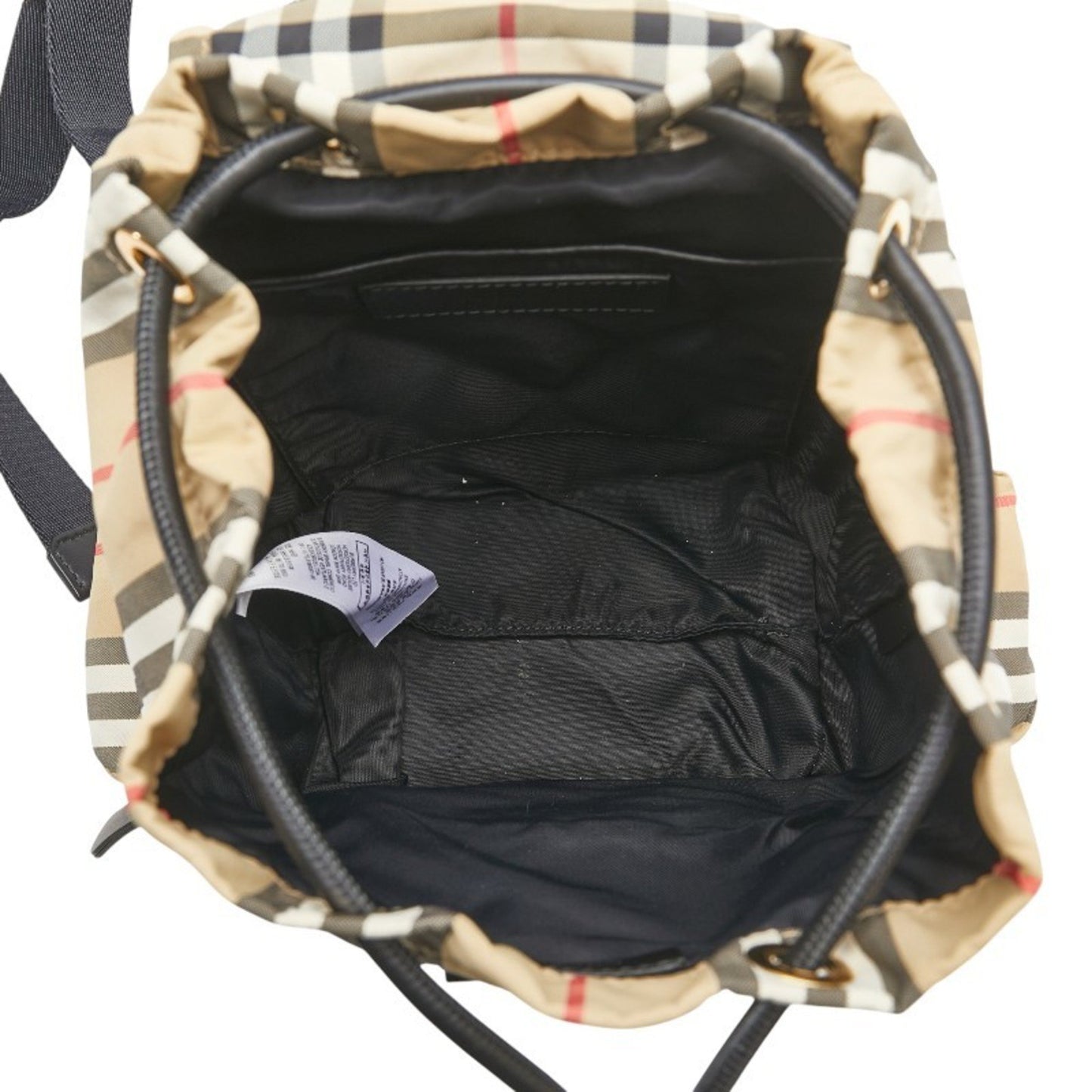 Burberry Nova Check Backpack In Beige