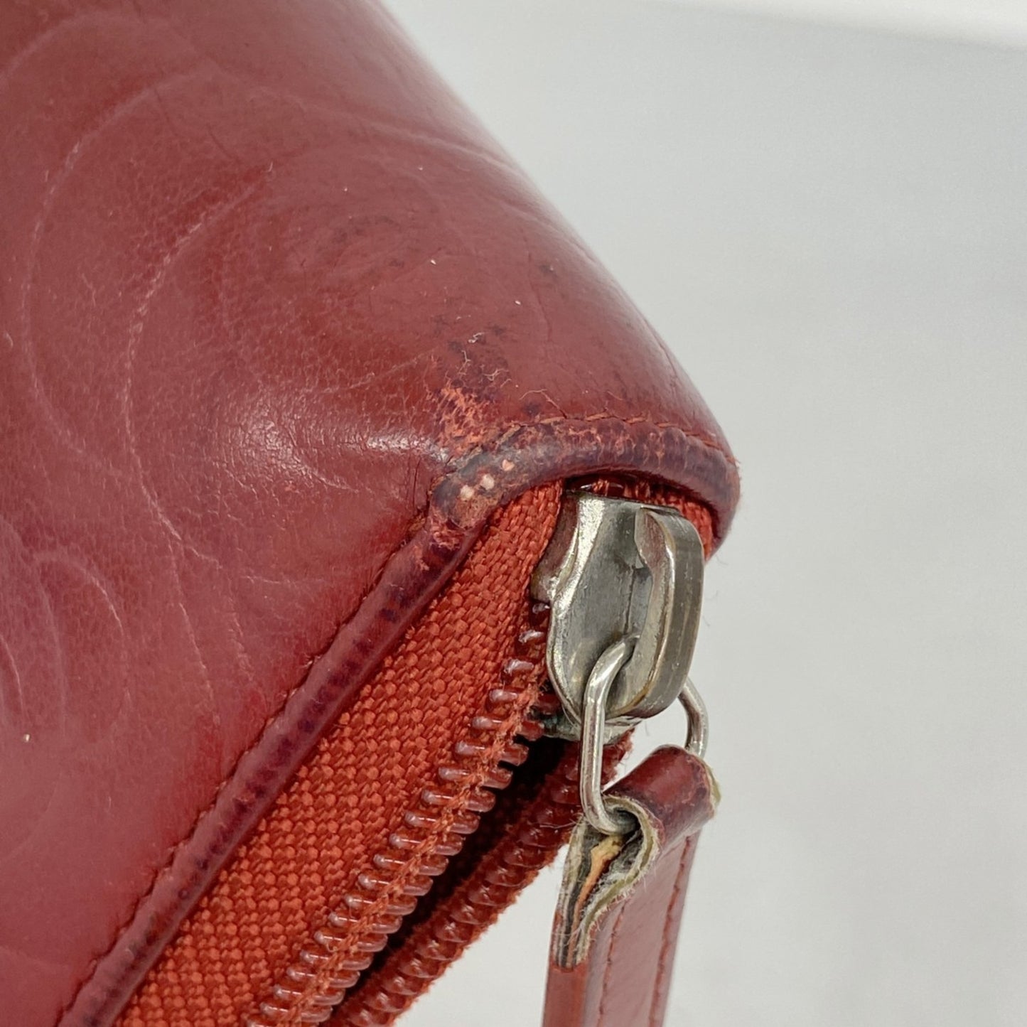 Chanel Camellia Lambskin Long Wallet