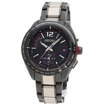 Seiko Saga267 8B63-0As0 Brightz Flight Expert Watch Titanium Ceramic