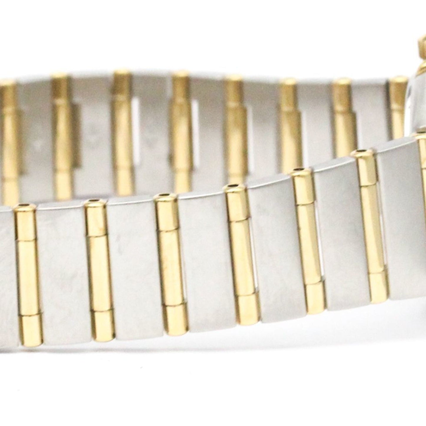 Omega Constellation Mop 18K Gold Steel Quartz Watch 1262.70 Polished