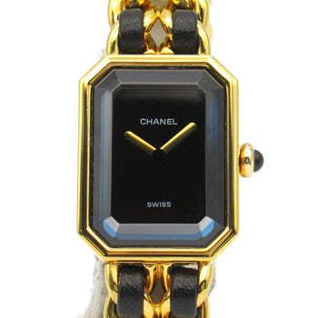 Chanel Premiere S Watch Gp (Gold Plated) Leather