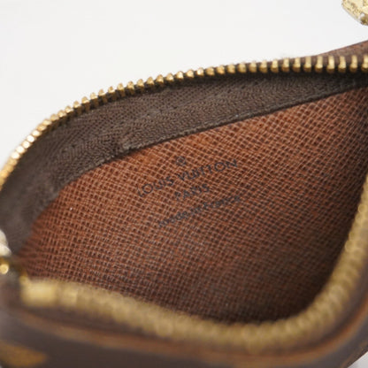 Louis Vuitton Monogram Pochette Cle Wallet/Coin Case M62650 Brown