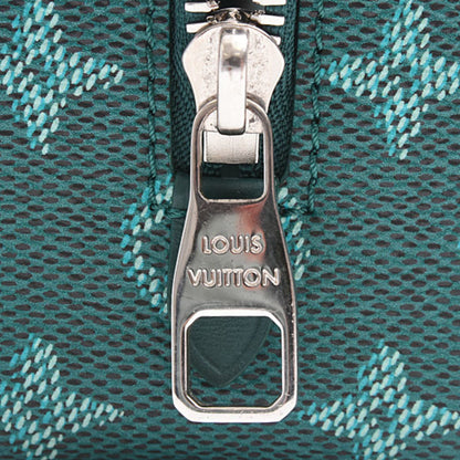 Louis Vuitton Locker Top Kit Monogram Heritage Treasure Bag Pouch Green M12688