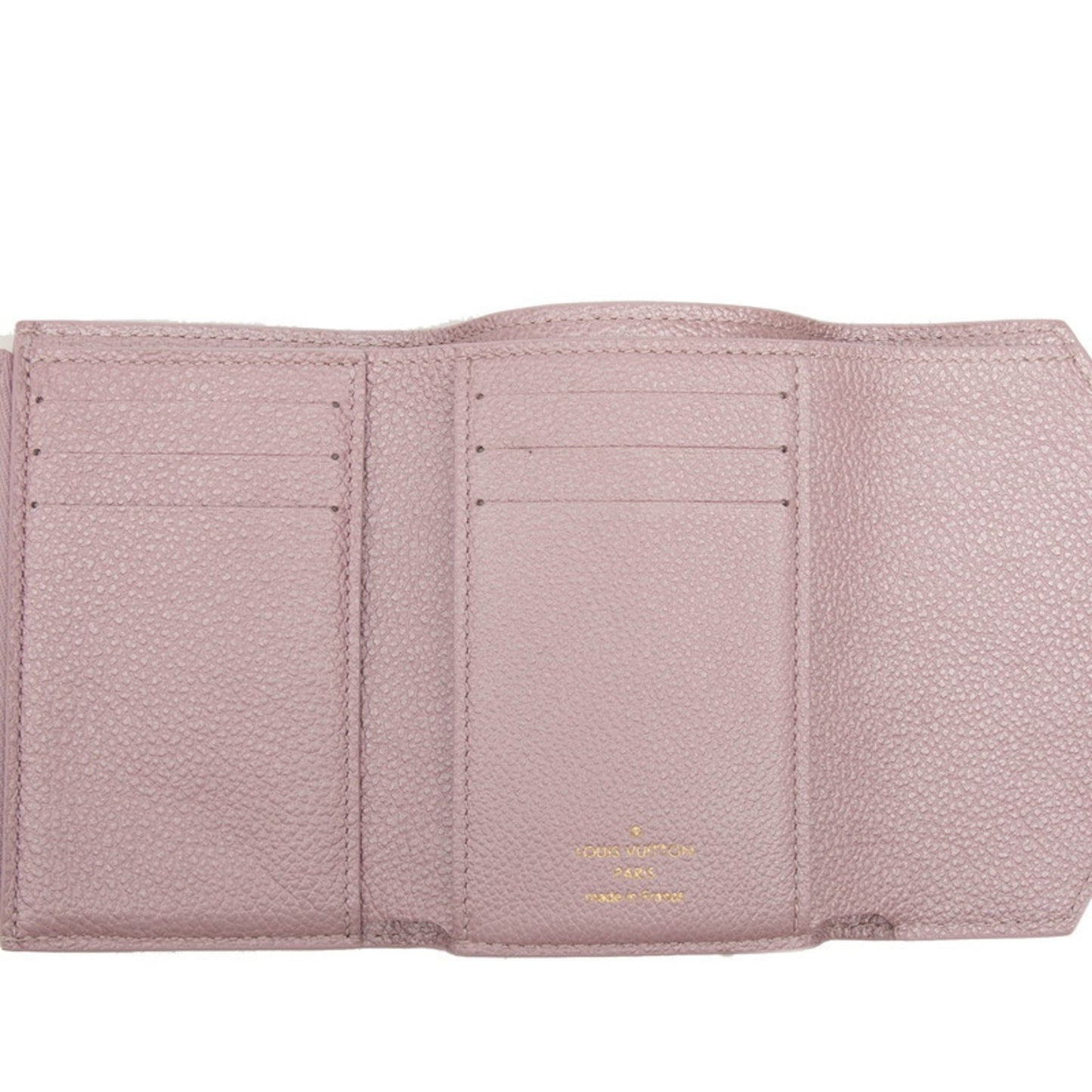 Louis Vuitton Monogram Empreinte Portefeuille Victorine Bifold Wallet M82343 Pink Leather