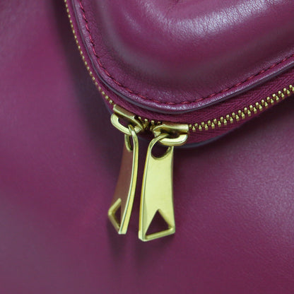 Bottega Veneta Purple Beak Handbag/Shoulder Bag In Leather