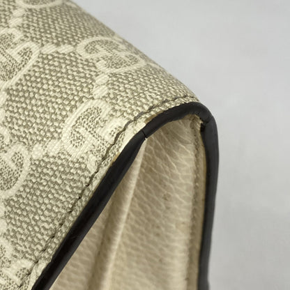 Gucci Gg Marmont Supreme Long Wallet 456116 Beige