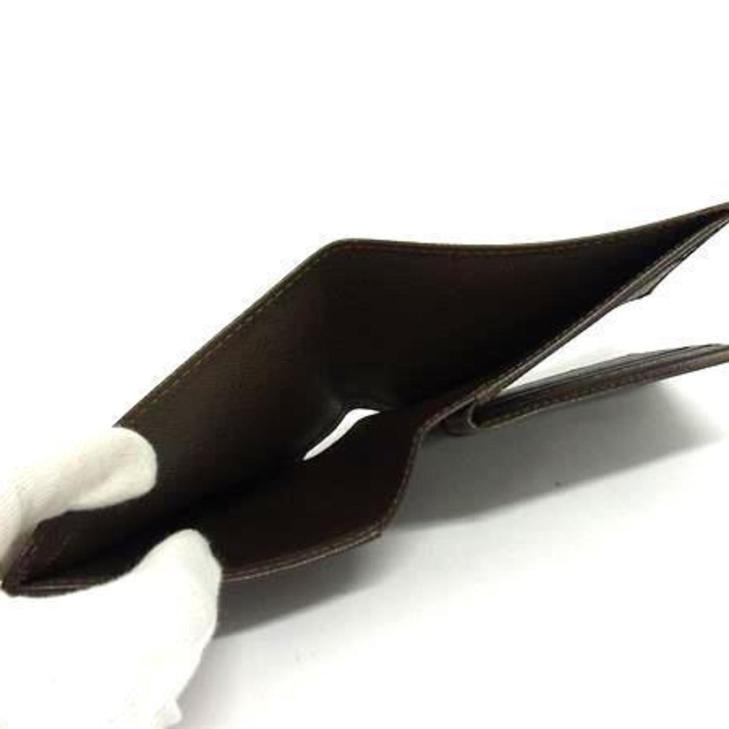 Louis Vuitton Louis Vuitton Porte-Bie 3 Vole Wallet M30428 Grizzly (Brown) Taiga