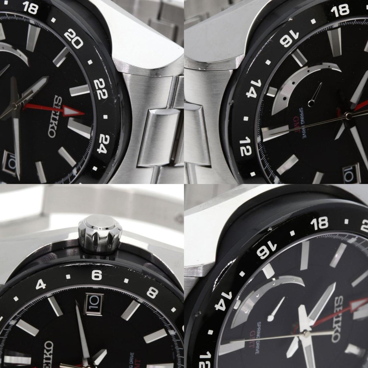 Seiko Saea005 5R66-0Ar0 Brightz Ananta Gmt Watch