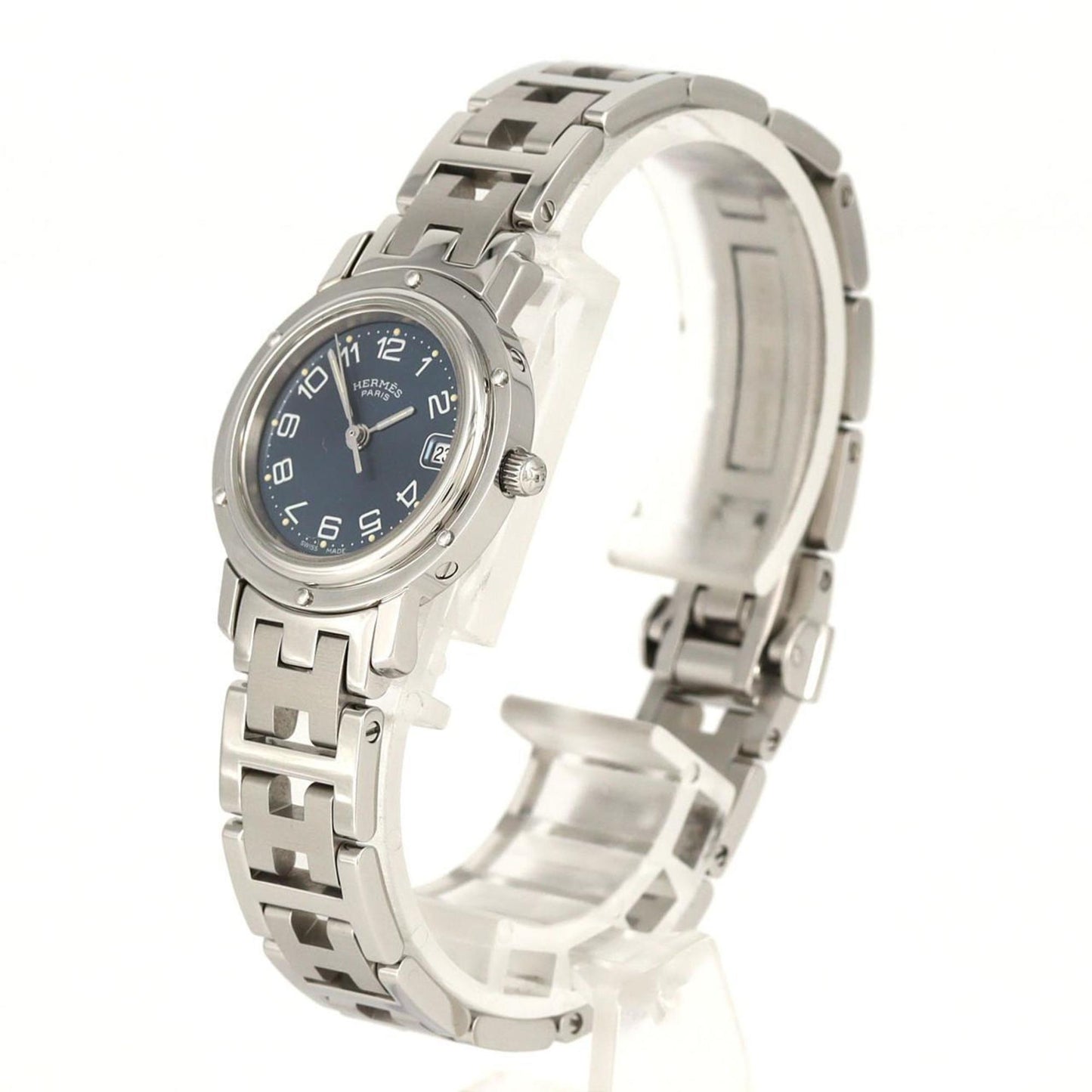 Herms Clipper Cl4.210 Stainless Steel Quartz Watch