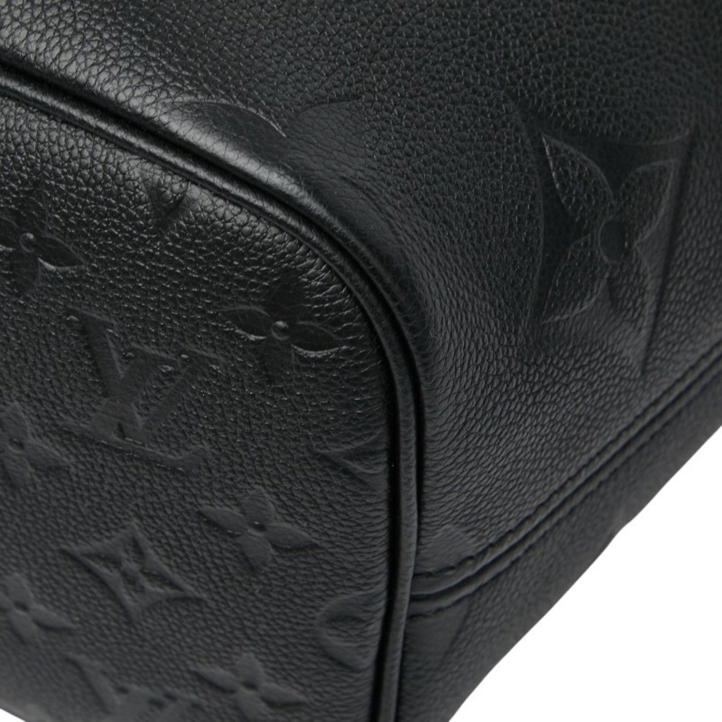 Louis Vuitton Monogram Empreinte Neverfull Mm Tote Bag/Shoulder Bag M45685 Noir Black Leather