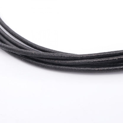 Bvlgari Choker Accessories In Leather And Stainless Steel