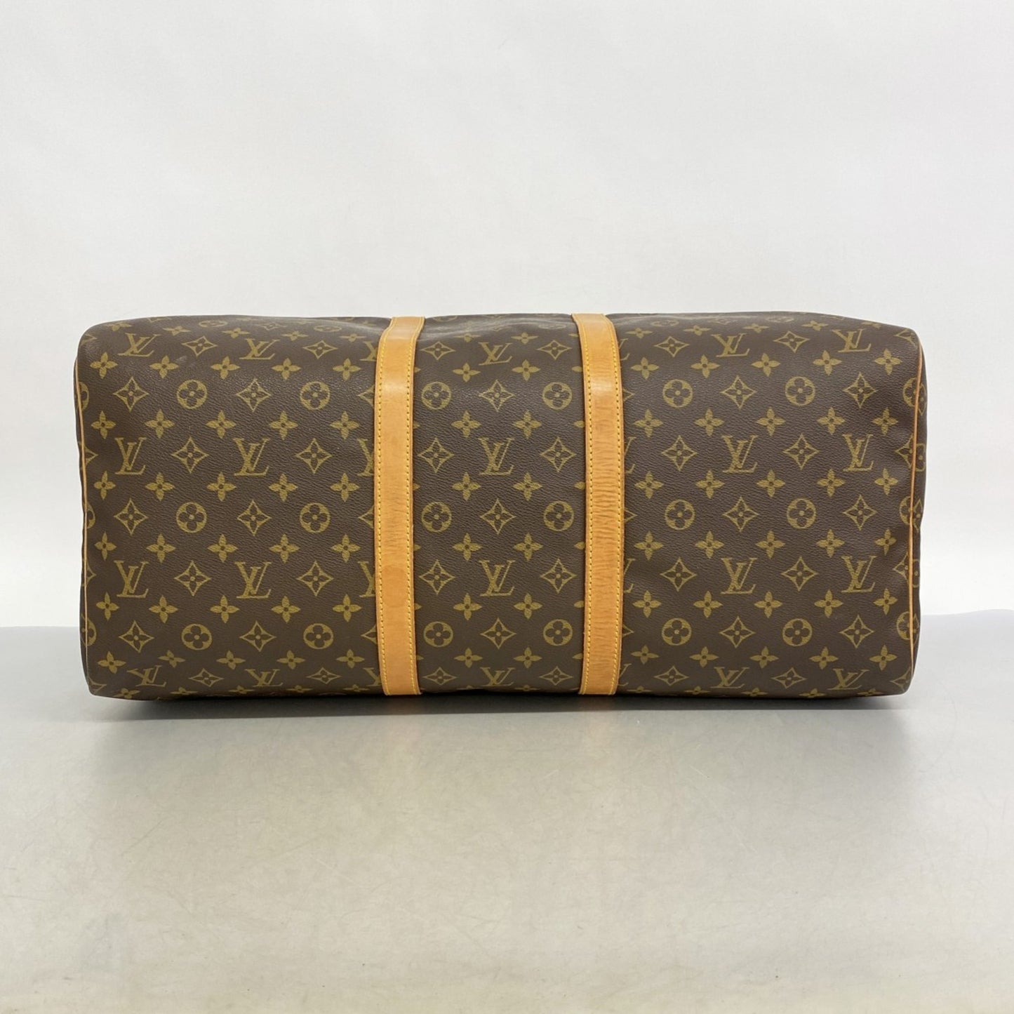 Louis Vuitton Monogram Keepall 55 Boston Bag M41424 Brown
