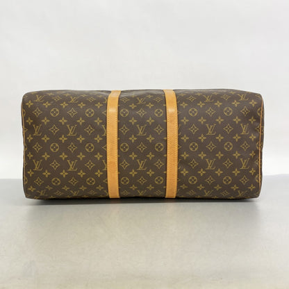 Louis Vuitton Monogram Keepall 55 Boston Bag M41424 Brown