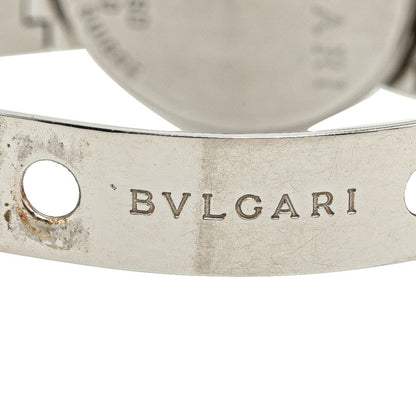 Bvlgari Watch Bb30Ss Quartz Black Dial Stainless Steel