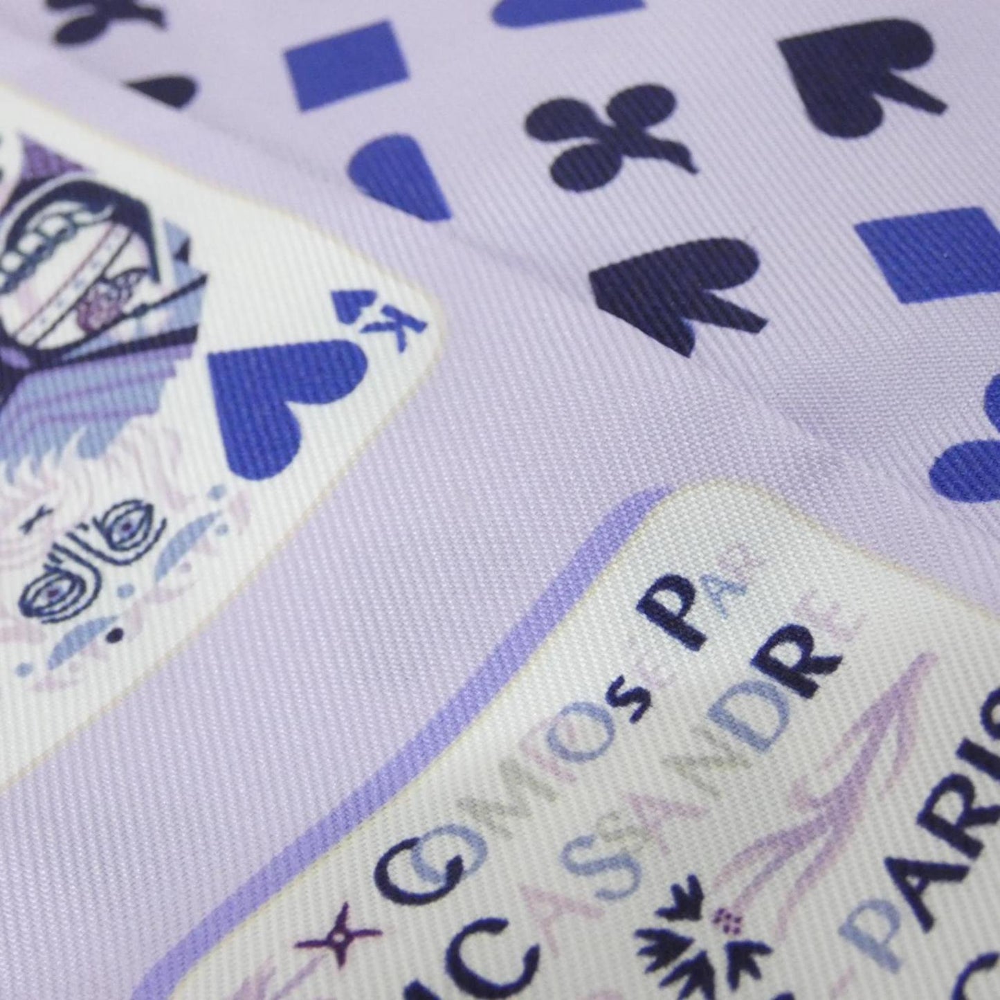 Hermes Jeu De Cartes Twilly Scarf 063169S