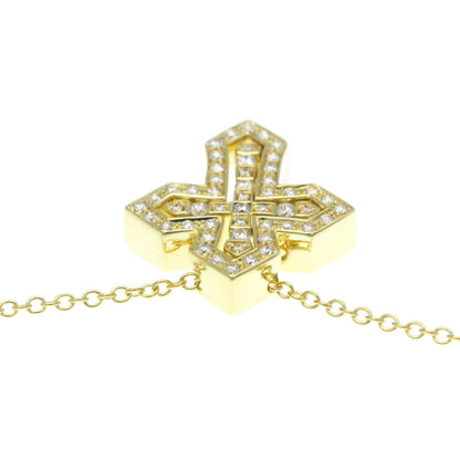 Damiani Belle Epoque Crown Necklace Xxs Yellow Gold (18K) Diamond Men