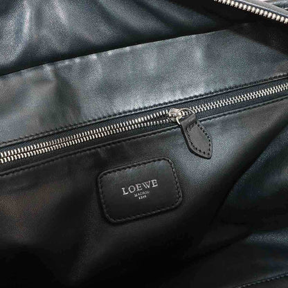 Loewe Amazona 36 Handbag In Black Leather