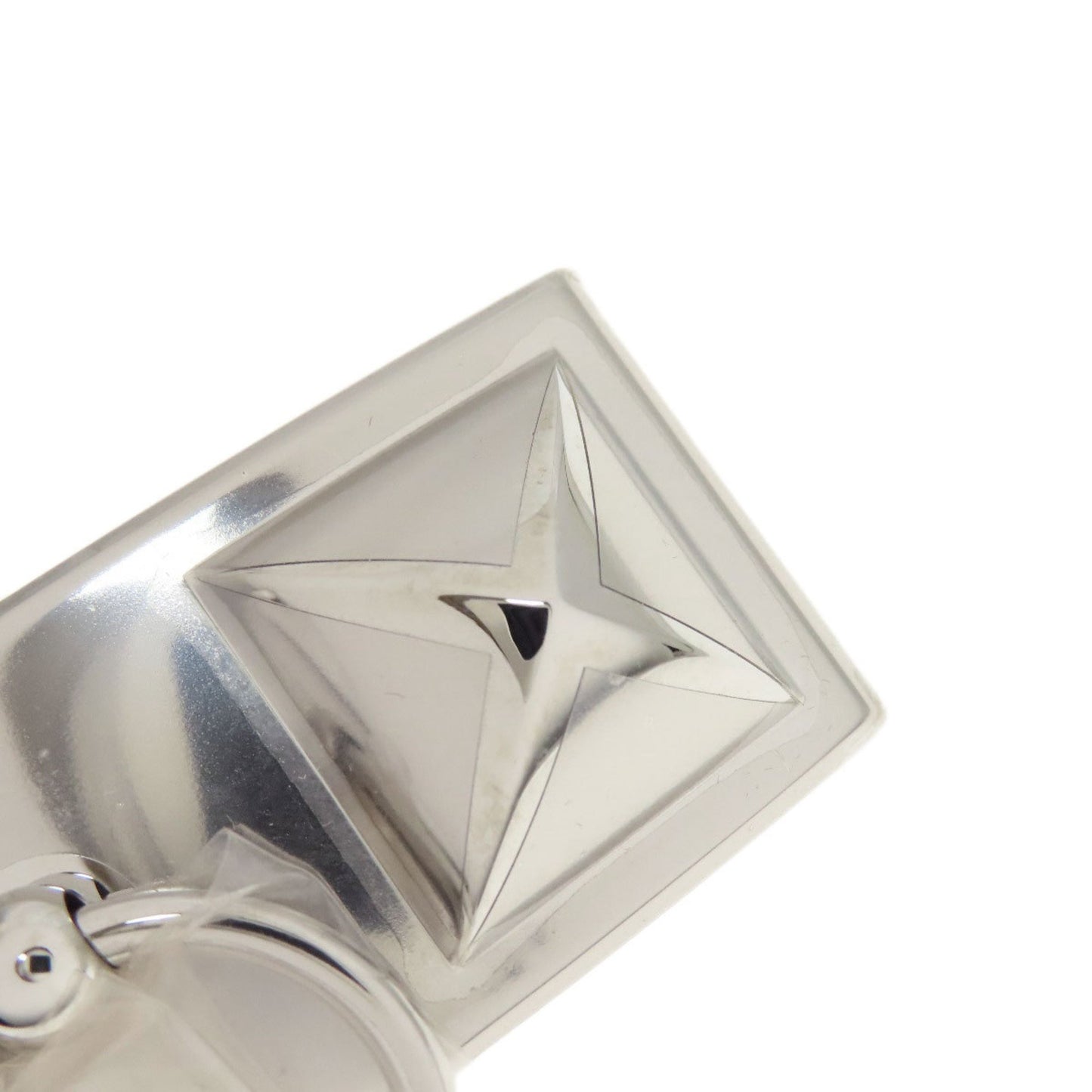 Hermes Rival Vermilion Rose Silver Hardware Belt Swift Epson