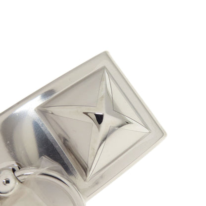 Hermes Rival Vermilion Rose Silver Hardware Belt Swift Epson