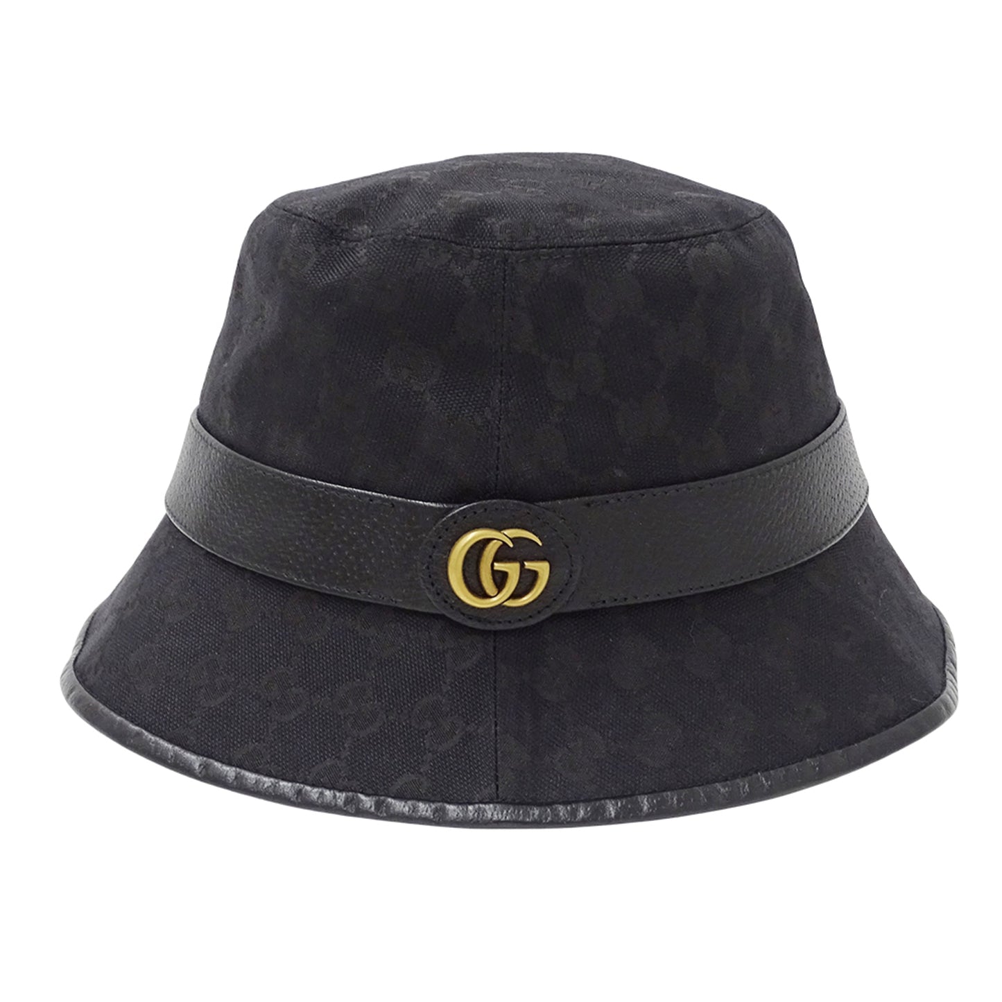 Gucci Petit Marmont Bucket Hat In Gg Canvas (Black