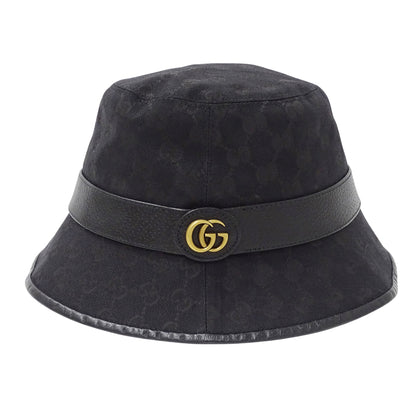 Gucci Petit Marmont Bucket Hat In Gg Canvas (Black