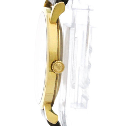 Rolex Cellini 18K Gold Leather Hand-Winding