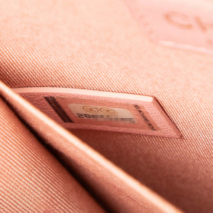 Chanel Boy Chanel Coco Mark Chain Shoulder Bag In Pink Multicolor Tweed