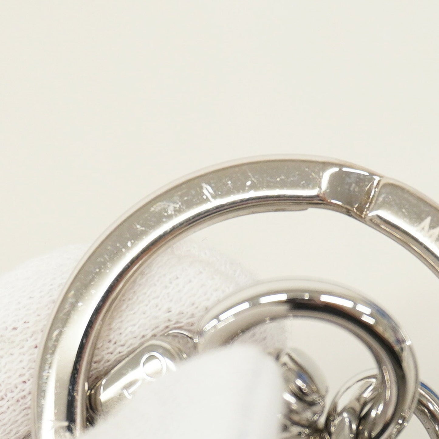 Louis Vuitton Keychain Lv Dimension M02219 Silver