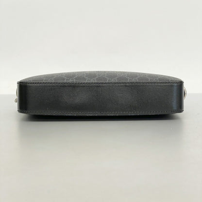 Gucci Gg Supreme Clutch Bag 703468 Black 2-Way