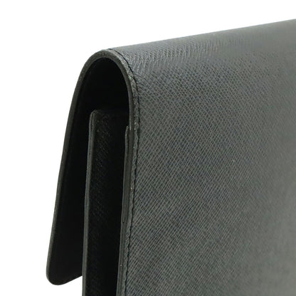 Louis Vuitton Taiga Minute Bag Document Case Leather Ardoise Black M31062
