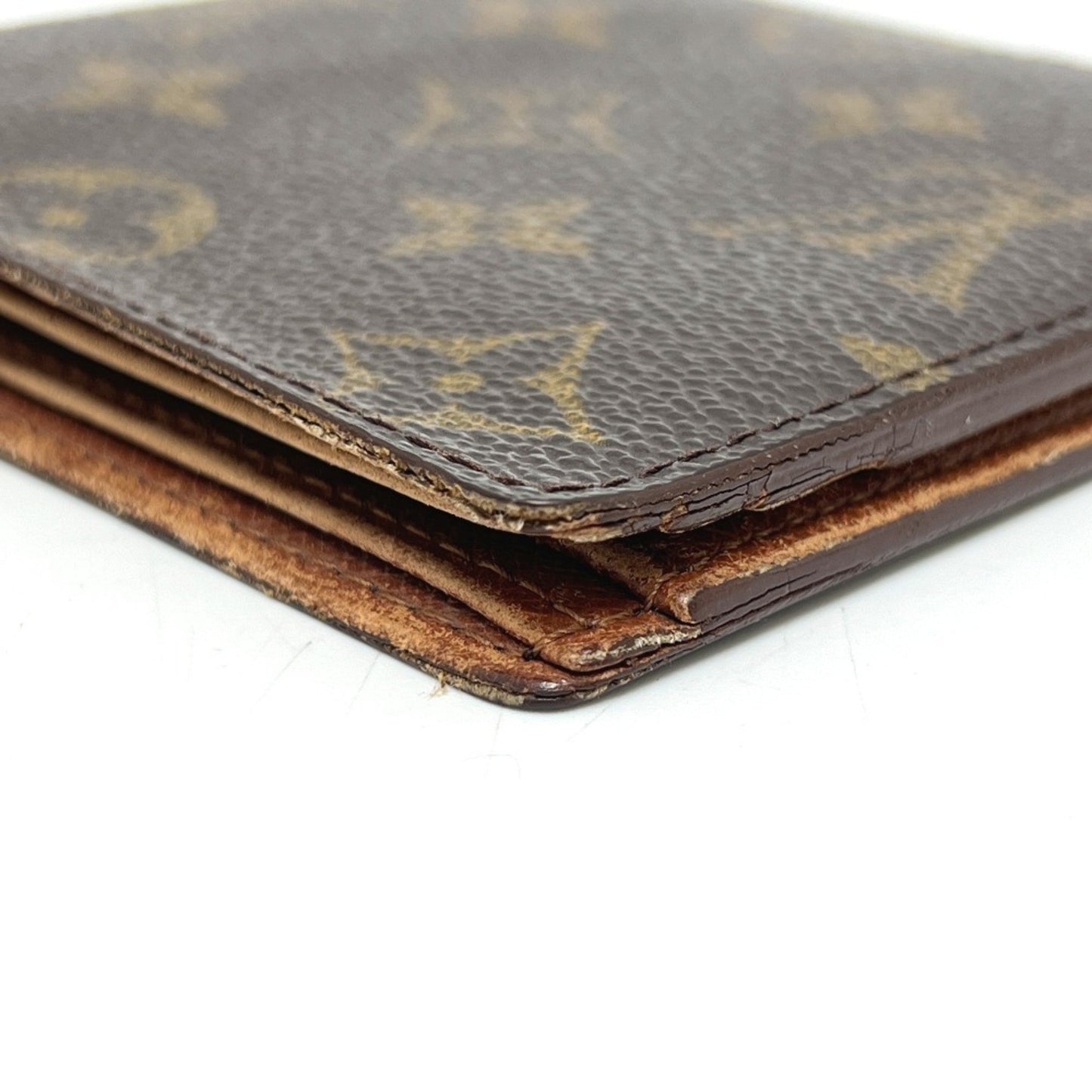Louis Vuitton M60879 Porte-Bie Carte Credit Bifold Wallet In Monogram Canvas
