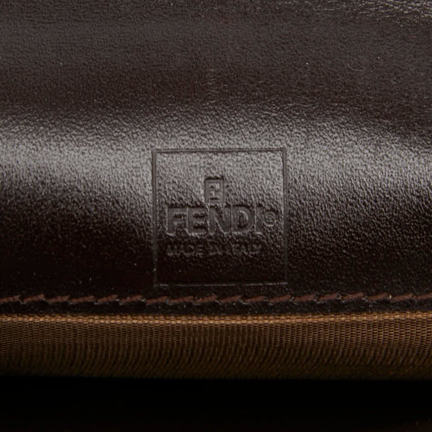 Fendi Zucca Bifold Wallet 31052 Beige Brown Canvas Leather
