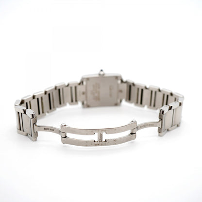 Cartier Tank Franaise SM W51008Q3 White Dial