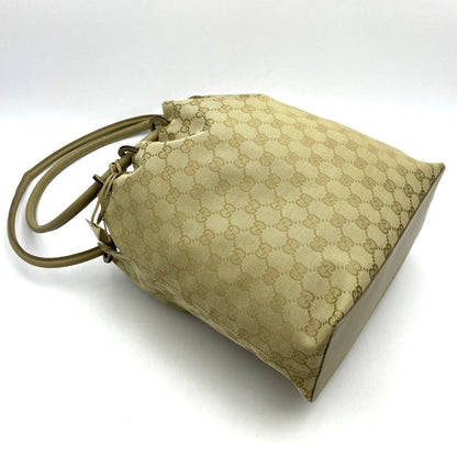 Gucci 90644 Shoulder Bag Gg Canvas Beige
