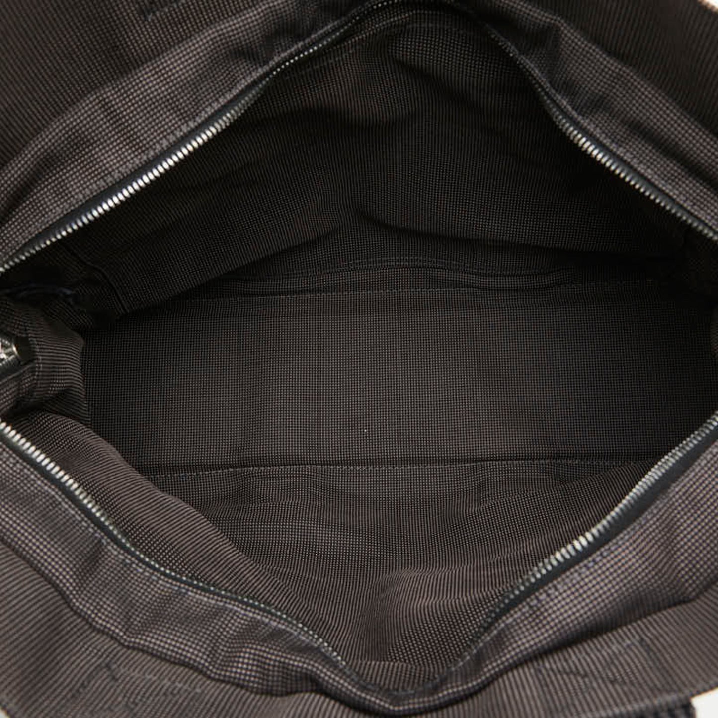 Hermes Air Line Mm Tote Bag Gray Canvas