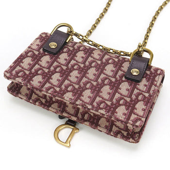 Christian Dior Dior Dior Crossbody Shoulder Bag S5614Ctzq Chain Pouch Small Saddle