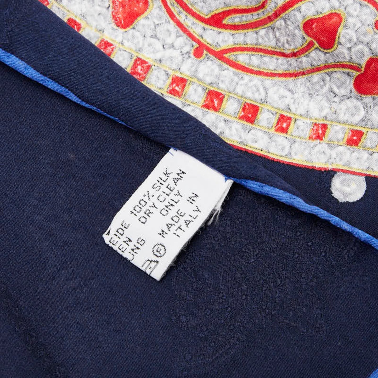 Cartier Must De Jewelry Motif Scarf