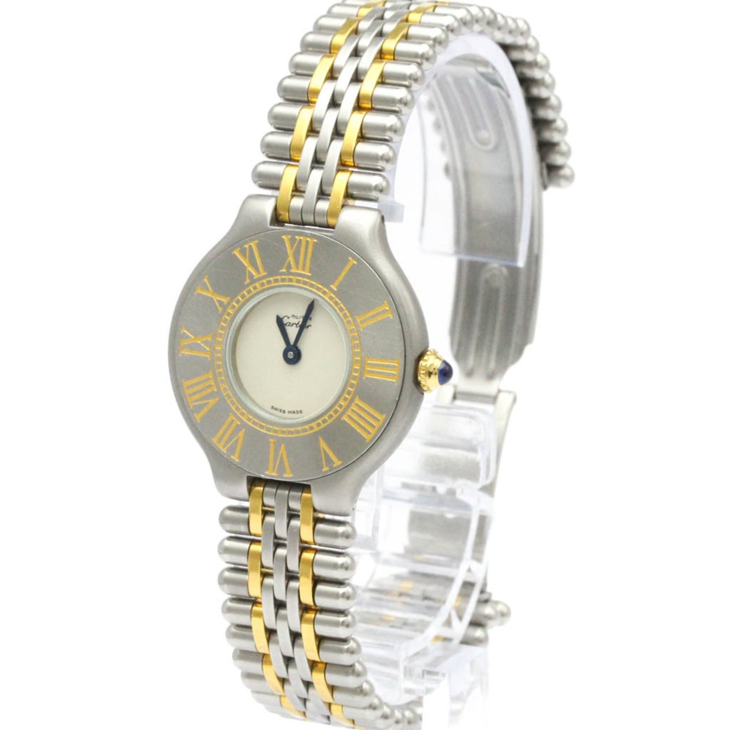 Cartier Must 21 Gold Plated Steel Quartz